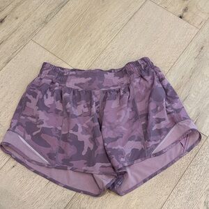 lululemon athletica Mauve Camo Women's Athletic Shorts